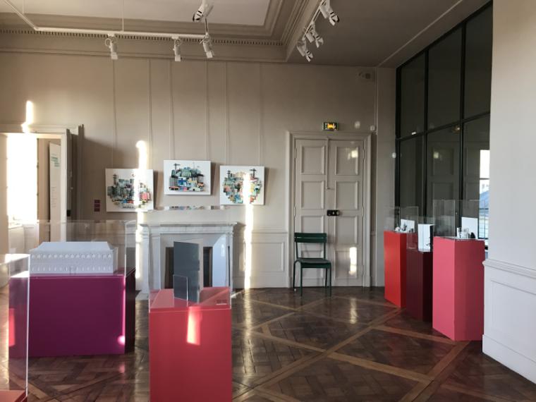 Exposition-atelier "Architectures de papier" présentée au Palais du roi à Rambouillet © Cité de l'architecture et du patrimoine