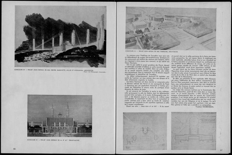 "L'esprit de l'Exposition de 1937", écrit par l'architecte Pierre Vago, L'Architecture d'aujourd'hui, n°2, 1935