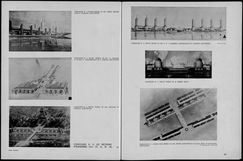 "L'esprit de l'Exposition de 1937", écrit par l'architecte Pierre Vago, L'Architecture d'aujourd'hui, n°2, 1935