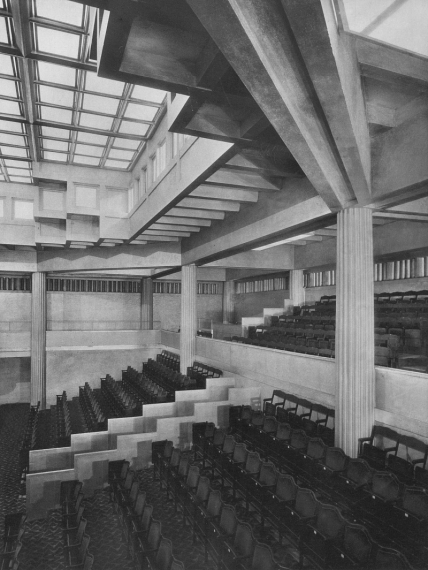 Théâtre de l'Exposition Internationale des Arts Décoratifs et Industriels - Perret - Architecte 1925 06 - sièges