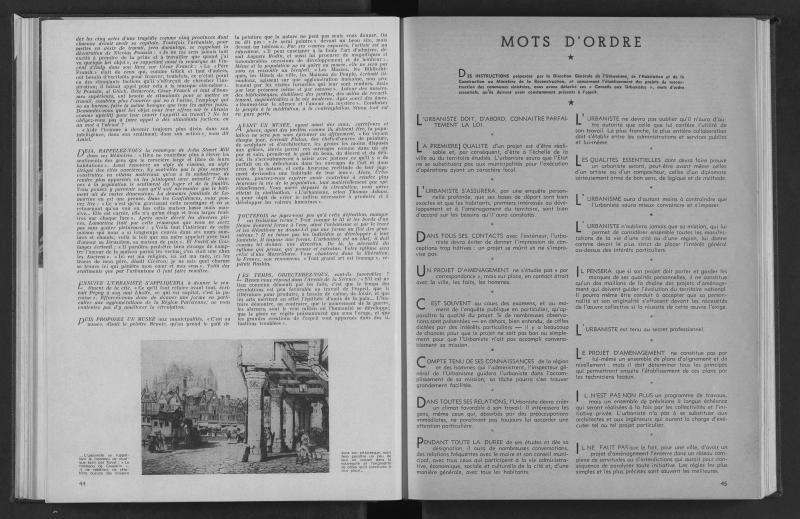 Urbanisme, no. 105-106, 1945