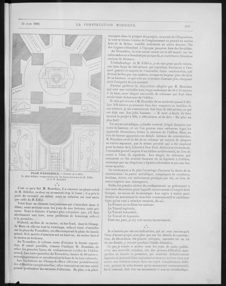 La Construction moderne, no. 35, 1885-1886