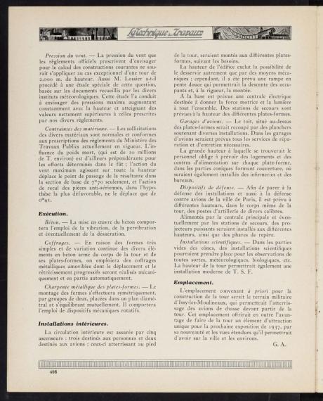 La Technique des travaux, no. 7, 1934