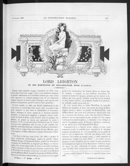 La Construction moderne, no. 19, 1895-1896