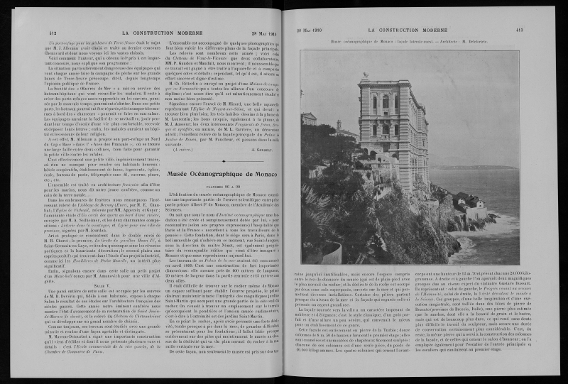 La Construction moderne, no. 35, 1909-1910