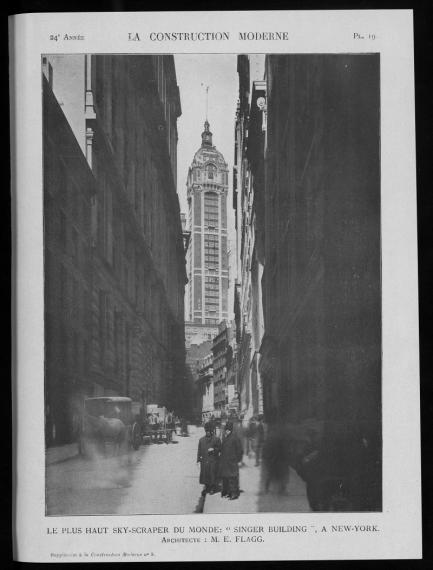 La Construction moderne, no. 8, 21 novembre 1908