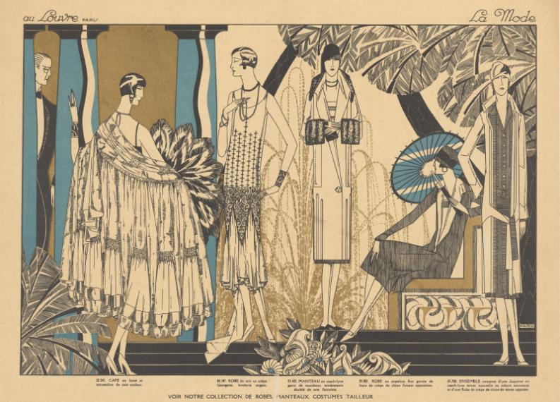 Catalogue promotionnel « La mode au Louvre », vers 1925