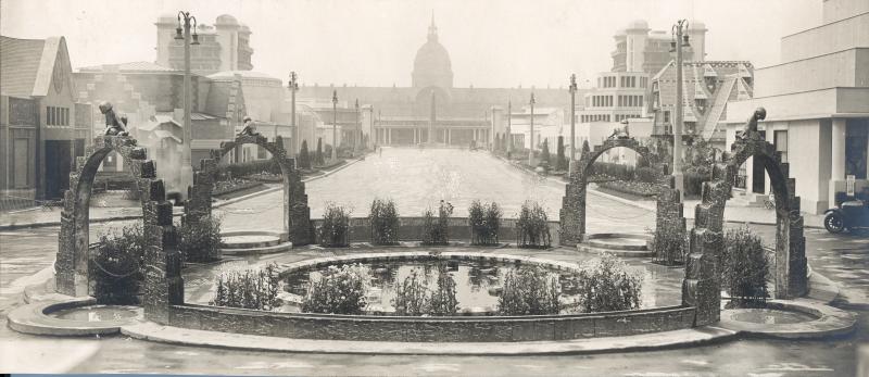 Vue du jardin des nymphéas, Exposition des Arts décoratifs, Paris 1925