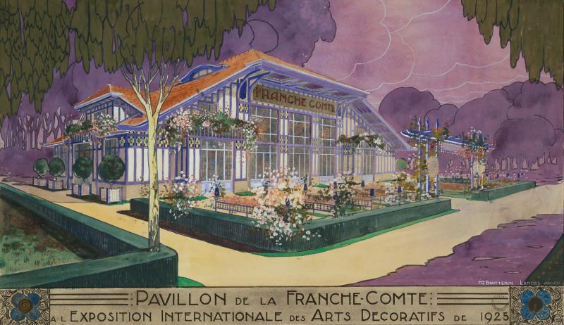 Pavillon de la Franche-Comté, Exposition des Arts décoratifs, Paris 1925