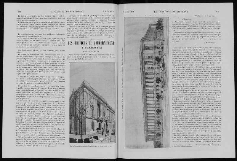 La Construction moderne, n°23, 1908-1909