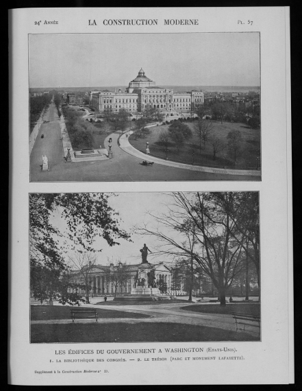 La Construction moderne, n°23, 1908-1909
