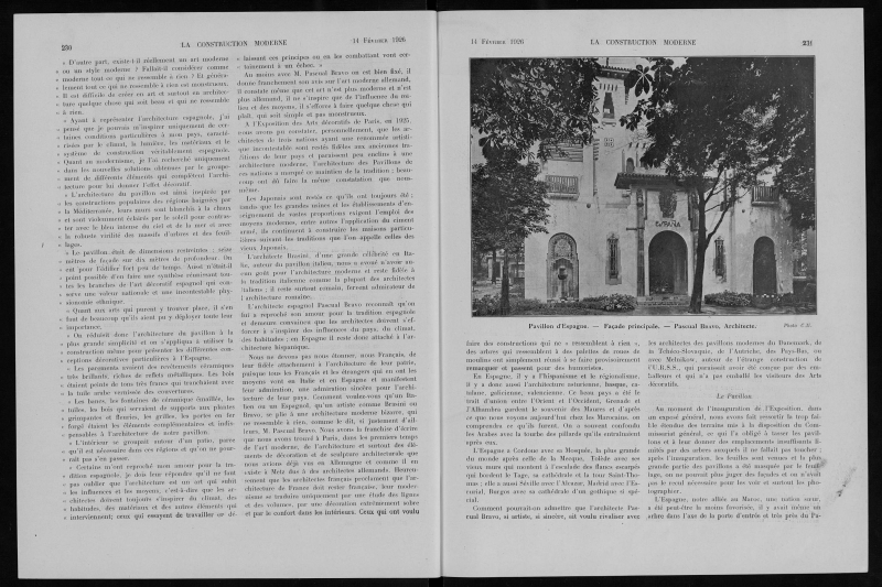 La Construction moderne, no. 20, 1925-1926