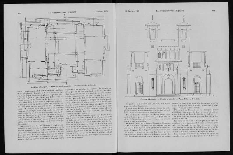 La Construction moderne, no. 20, 1925-1926
