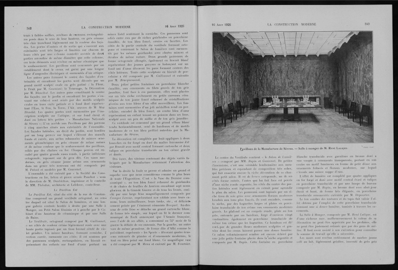 La Construction moderne, no. 46, 1924-1925