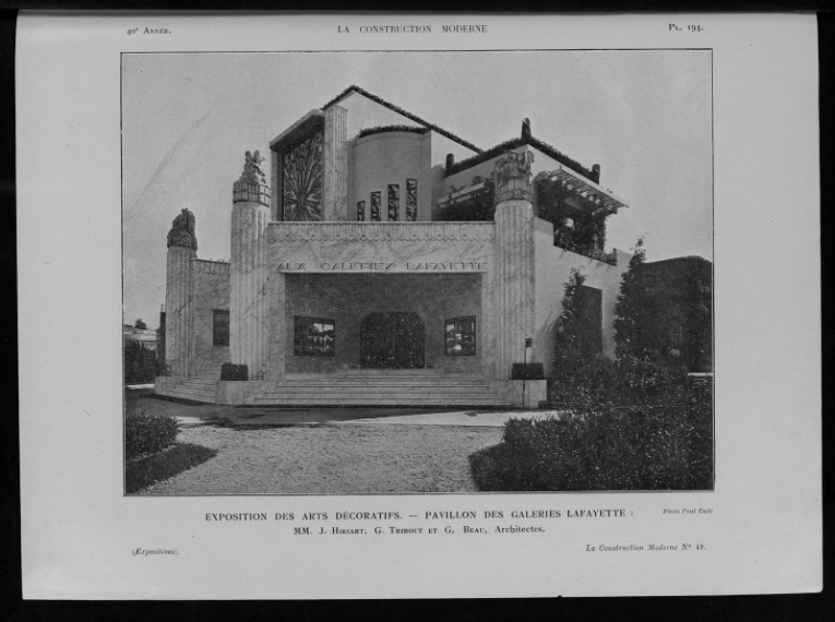 La Construction moderne, no. 49, 1924-1925