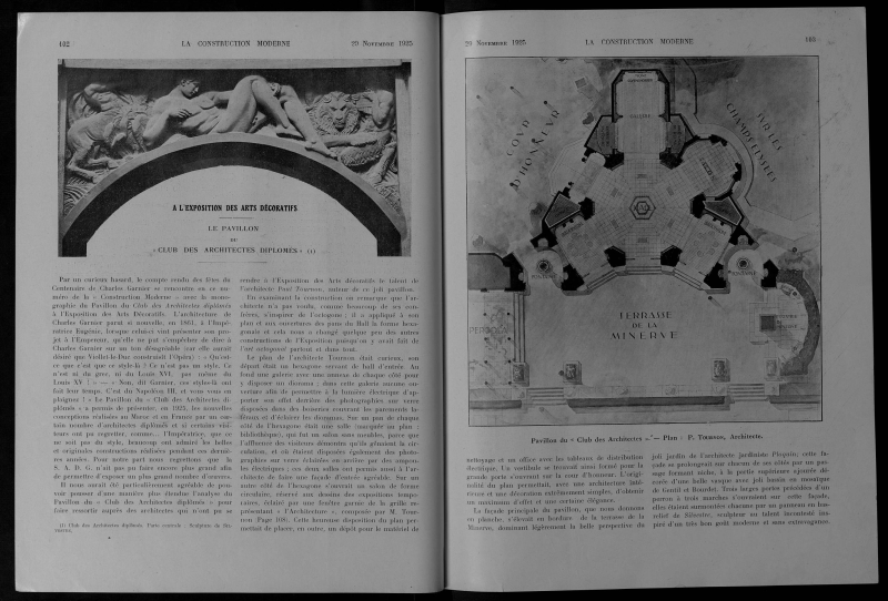 La Construction moderne, no. 9, 1925-1926