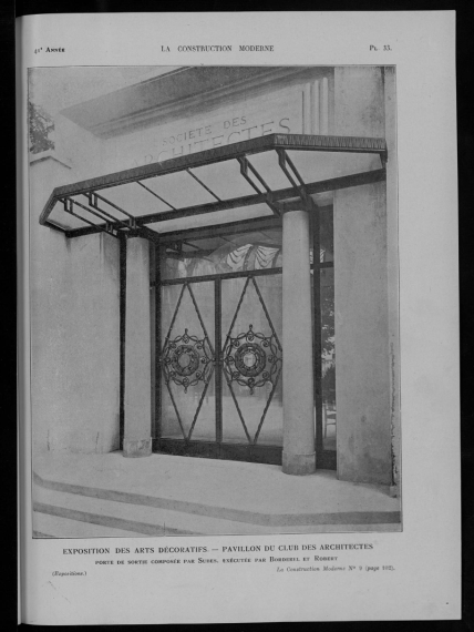 La Construction moderne, no. 9, 1925-1926