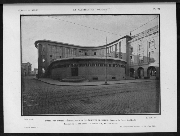 La Construction moderne, n°21, 1932