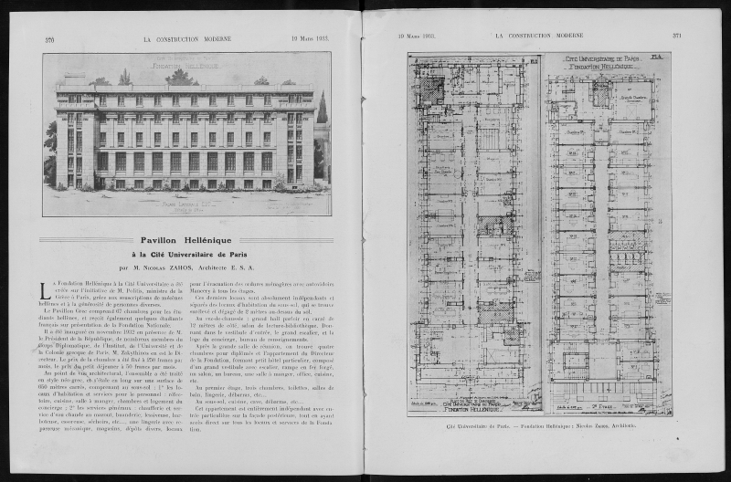 La Construction moderne, no. 25, 1932-1933
