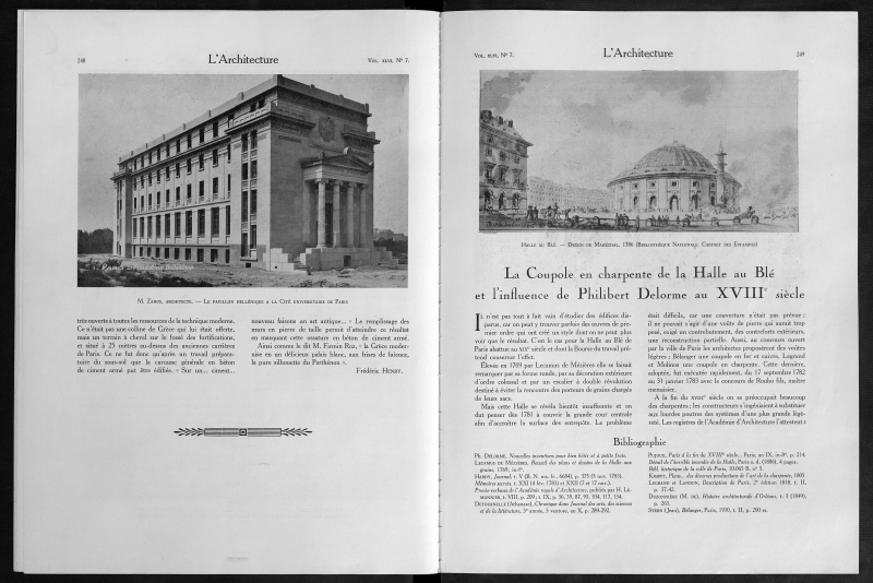 L'Architecture, no. 7, 1933
