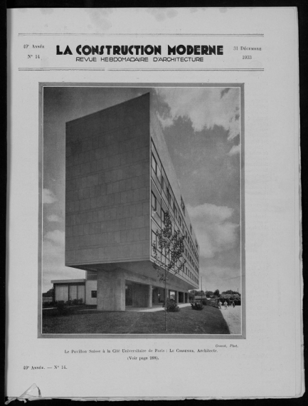La Construction moderne, no. 14, 1933-1934