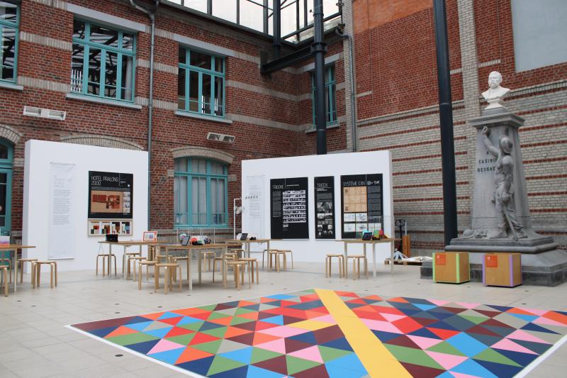"Géométrie par le jeu" présentée à la Maison syndicale à Lens © Cité de l'architecture et du patrimoine