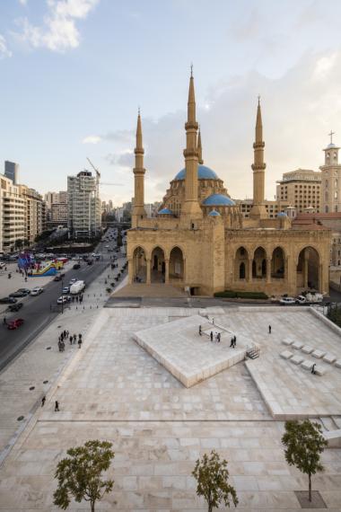 Le mémorial de Rafic Hariri, conçu par Marc Barani 