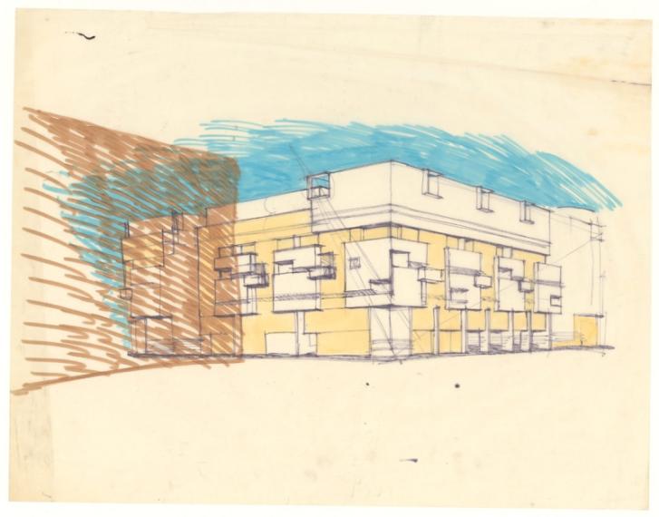 Édith Girard. Immeuble d’habitation
