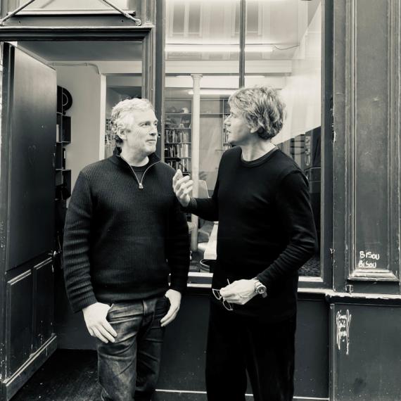 portrait des architectes Xavier Brunnquell et Axel André