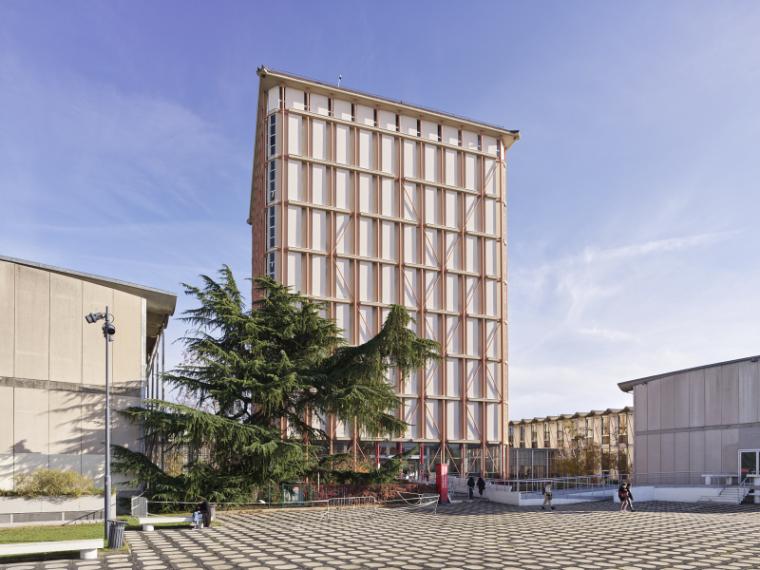 vue exterieur bibliotheque universitaire