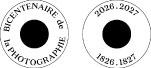 Logo bicentenaire de la photographie 