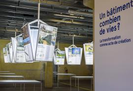 Vue de l'exposition UBCV, Forum d'Urbanisme et d'Architecture, ville de Nice