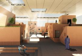 1er prix : "Le Baobab urbain" - Ouagadougou, Burkina-Faso - Zied HATTAB et Youssouf SAWADOGO