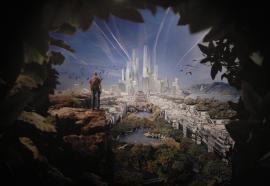 Affiche de l'exposition "La ville fertile"