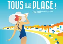 Affiche de l'exposition Tous à la plage !, Brouage, 2018